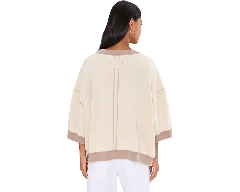 Свободный пуловер Everything из уютного флиса с рельефными манжетами Free People