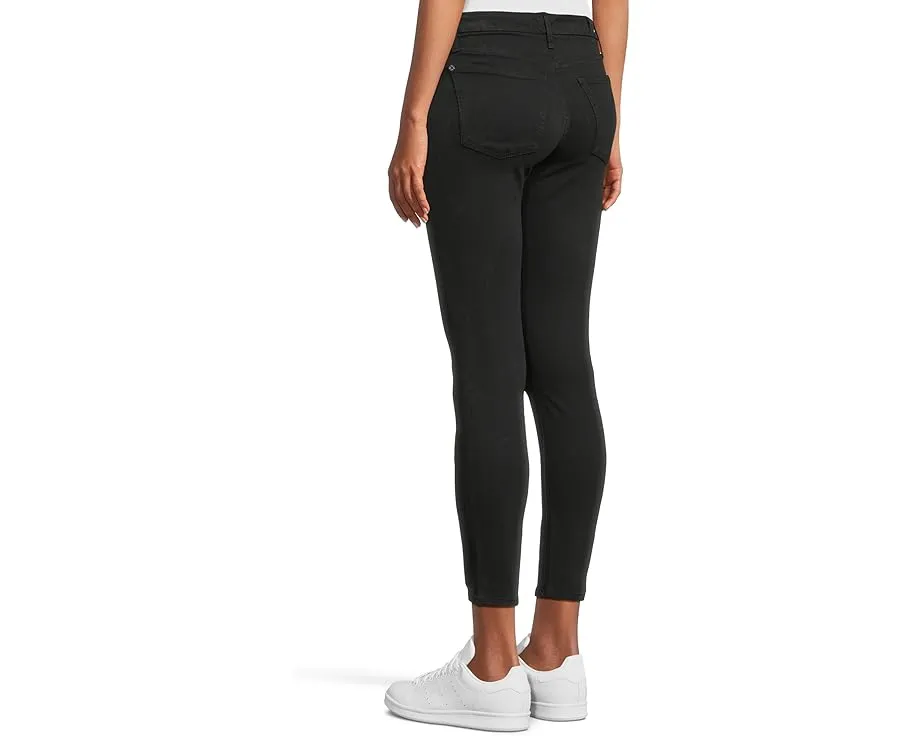 Узкие леггинсы 7 For All Mankind The Ankle Skinny с высокой посадкой