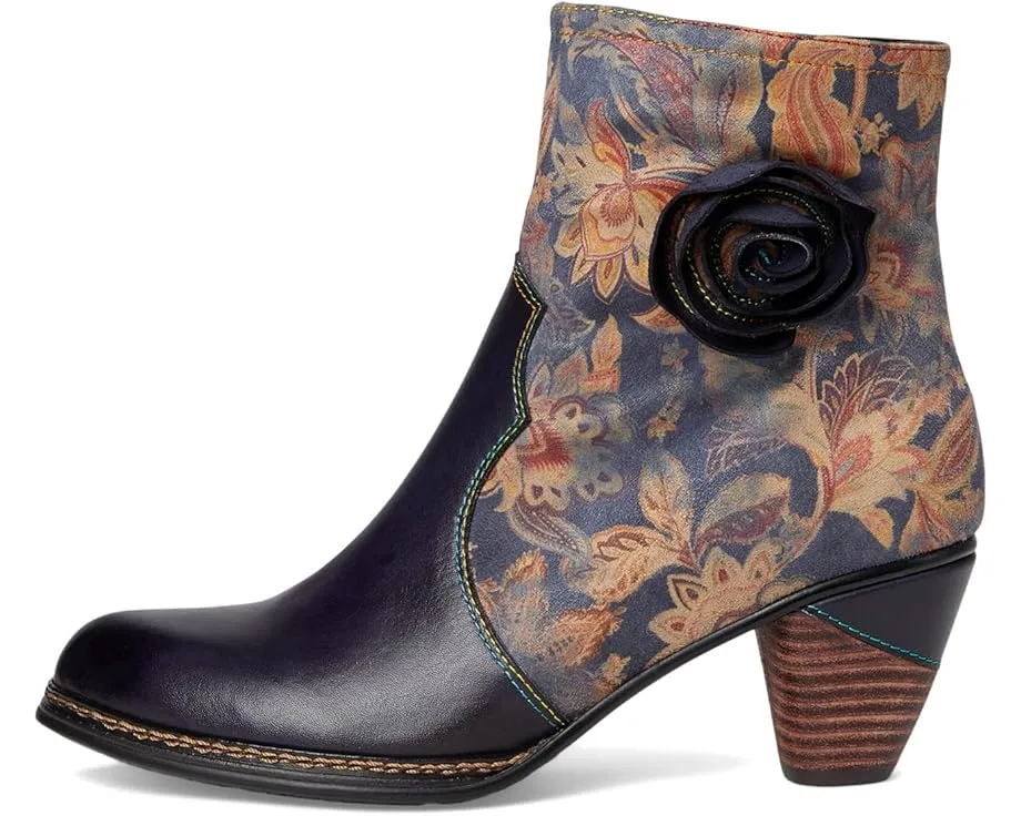 Ботильоны L'Artiste by Spring Step Naima с кожаным верхом и вырезом в виде розы