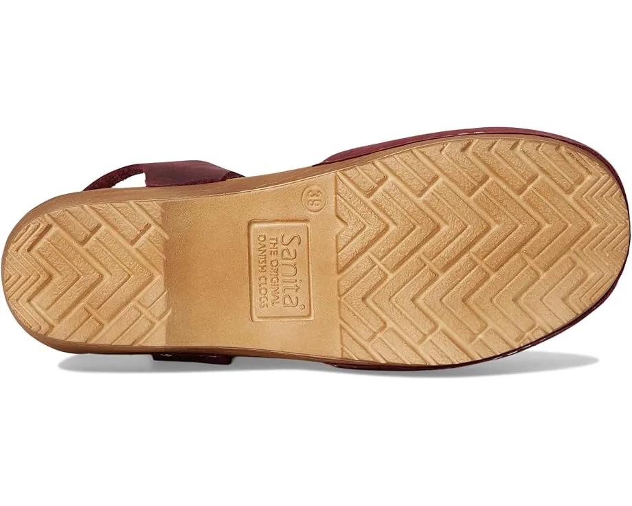 Sanita Heart профессиональные сандалии с закрытым носком из промасленной кожи