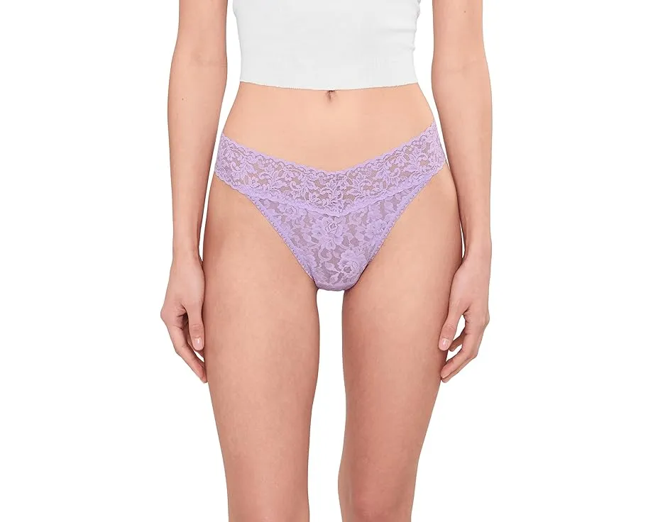 Набор из 5 трусов-стрингов Signature Lace® с заниженной талией Hanky Panky