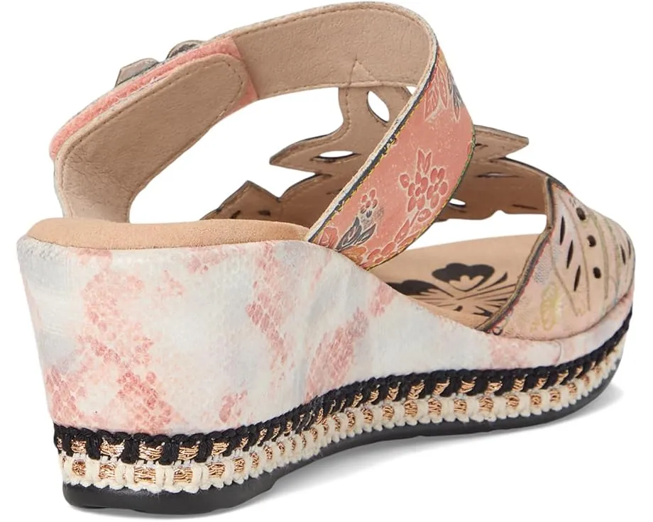 L'Artiste by Spring Step Сандалии Coverup с лазерной резкой и клиновидным каблуком