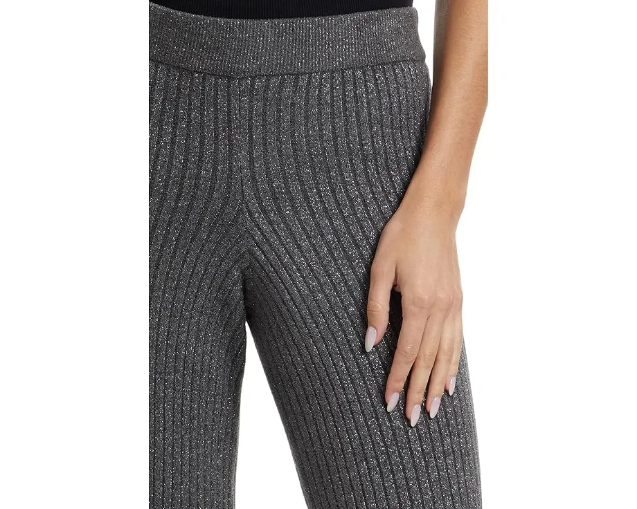 Широкие брюки Barefoot Dreams CozyChic Ultra Lite Lurex Rib с люрексом и эластичной талией