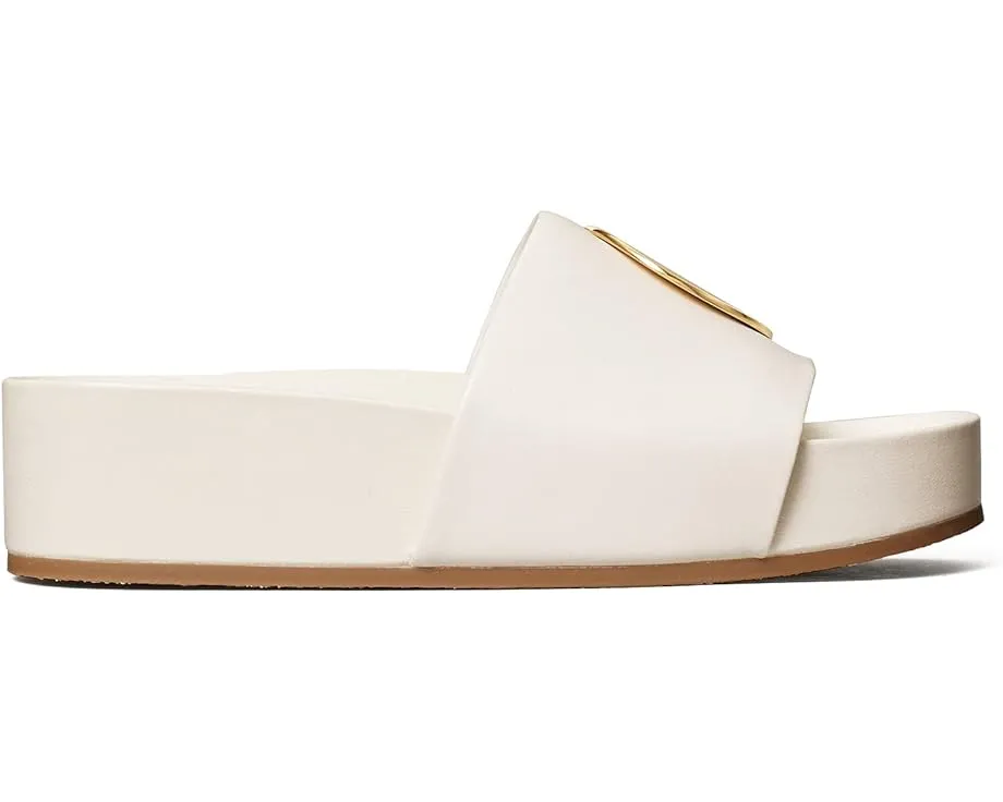 Сандалии Tory Burch Patos Slide с платформой и мягкой стелькой из вспененного материала