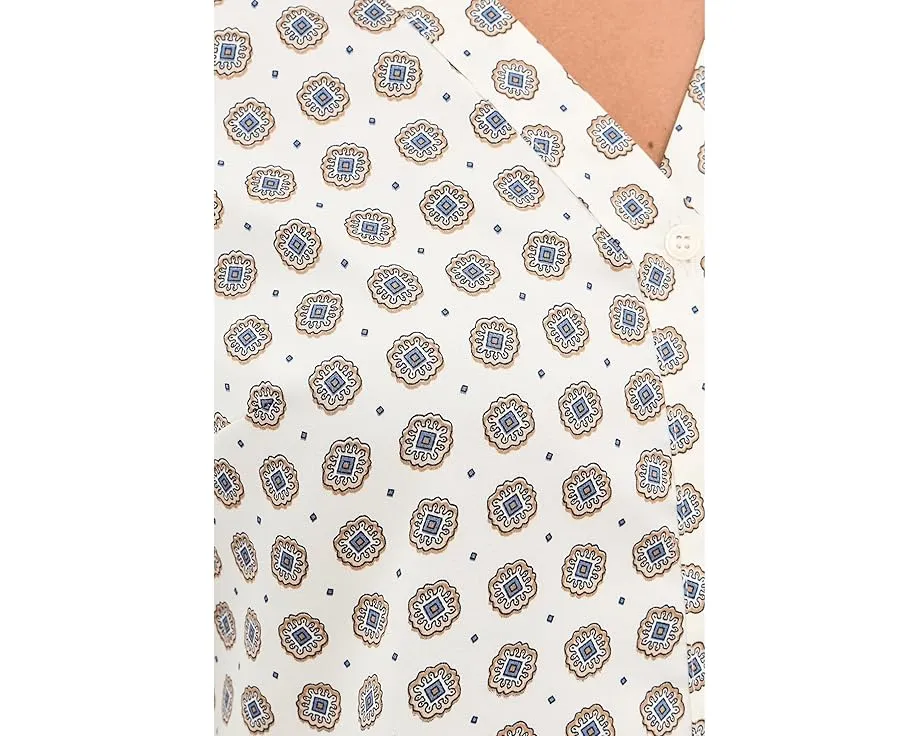 Блуза CeCe с V-образным вырезом на пуговицах и завязками на рукавах