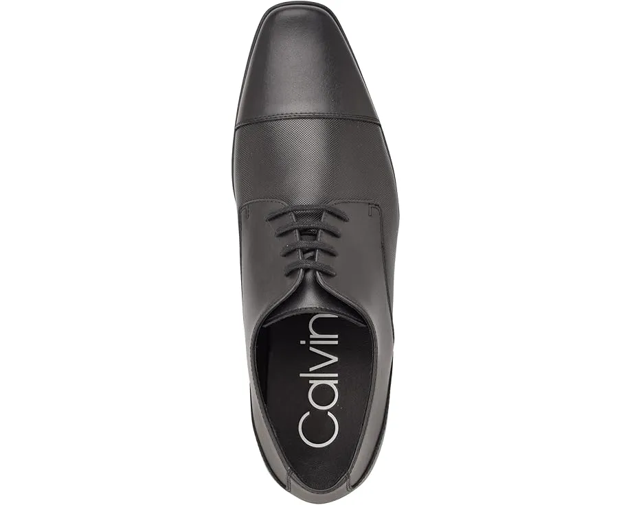 Туфли-оксфорды Calvin Klein Bram с удлиненным мысом и наборным каблуком