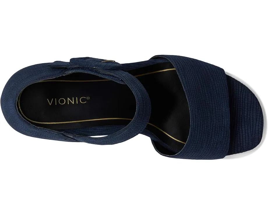 Босоножки VIONIC Chardonnay Strappy с поддержкой свода стопы и квадратным открытым носком