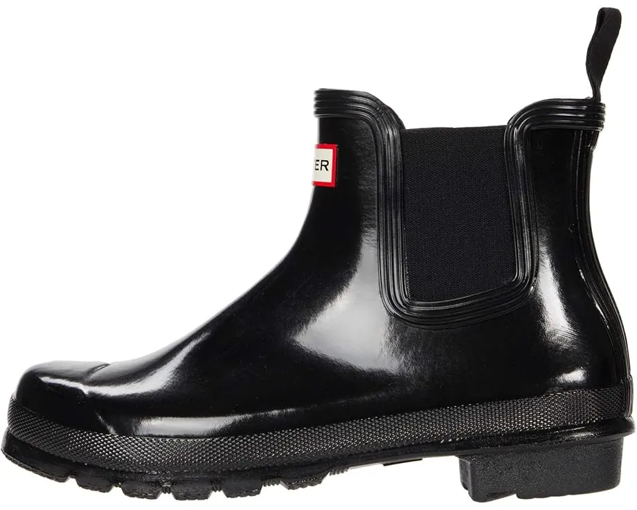 Глянцевые резиновые сапоги Hunter Original Chelsea Gloss