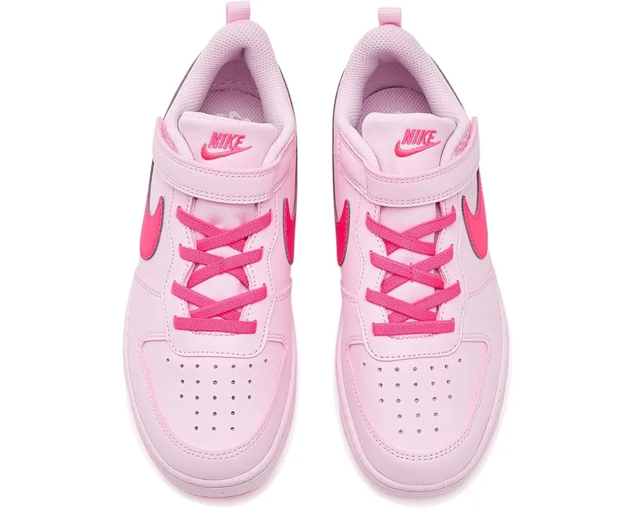 Кроссовки Nike Kids Court Borough Low Recraft BP с водоотталкивающей пропиткой и липучкой