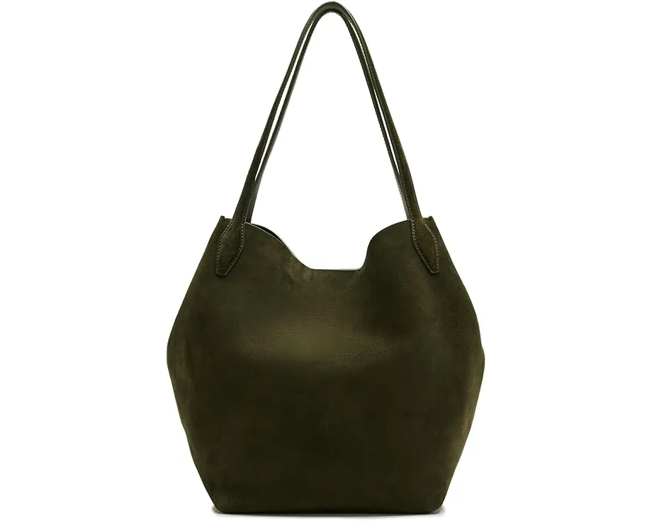 Сумка Madewell Shopper из мягкой зернистой замши с магнитной застежкой