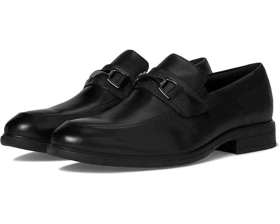 Clarks Steadwell Bit мокасины из цельной кожи с противоскользящей подошвой