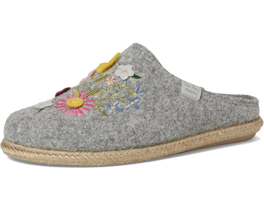 Новогодние тапочки Toni Pons Deli-EF с праздничной вышивкой