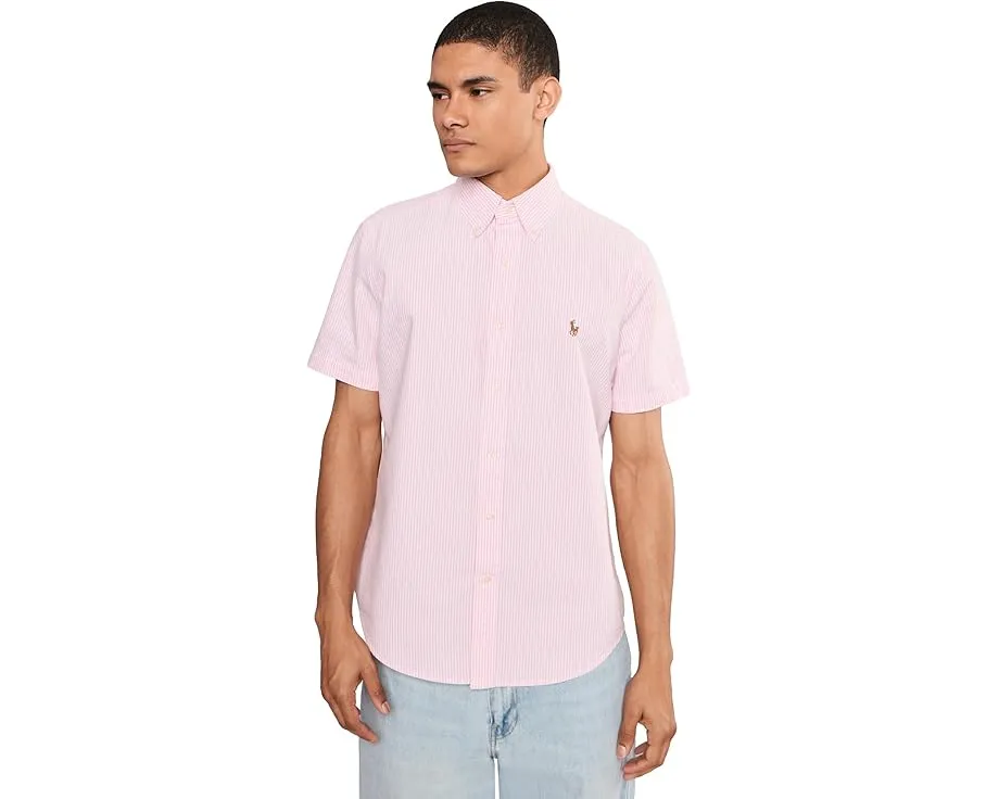 Классическая полосатая оксфордская рубашка Polo Ralph Lauren
