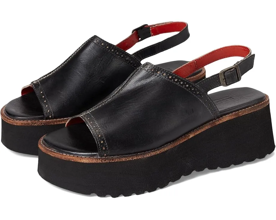 Сандалии Library от Bed Stu на платформе с ретро дизайном и регулируемым ремешком