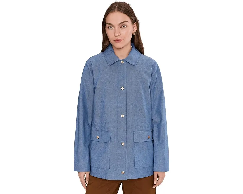 Куртка Lauren Ralph Lauren Chamray Anorak из смесового хлопка с карманами на клапанах