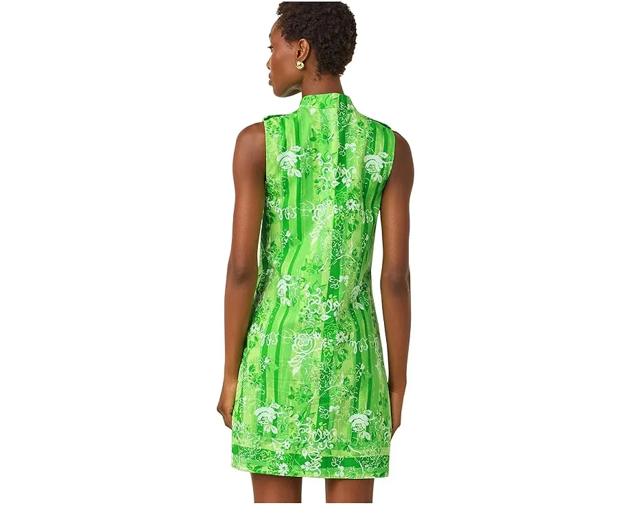 Платье-трапеция Zorella от Lilly Pulitzer с карманами и погонами