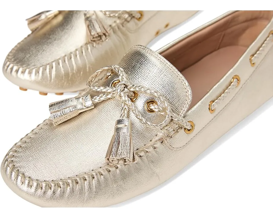 Лоферы Cole Haan Gissella Drivers с круглым носком и плетеной деталью