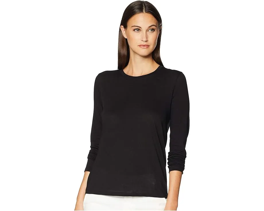 Футболка Essential Long Sleeve Jersey Crews от Vince с длинным рукавом