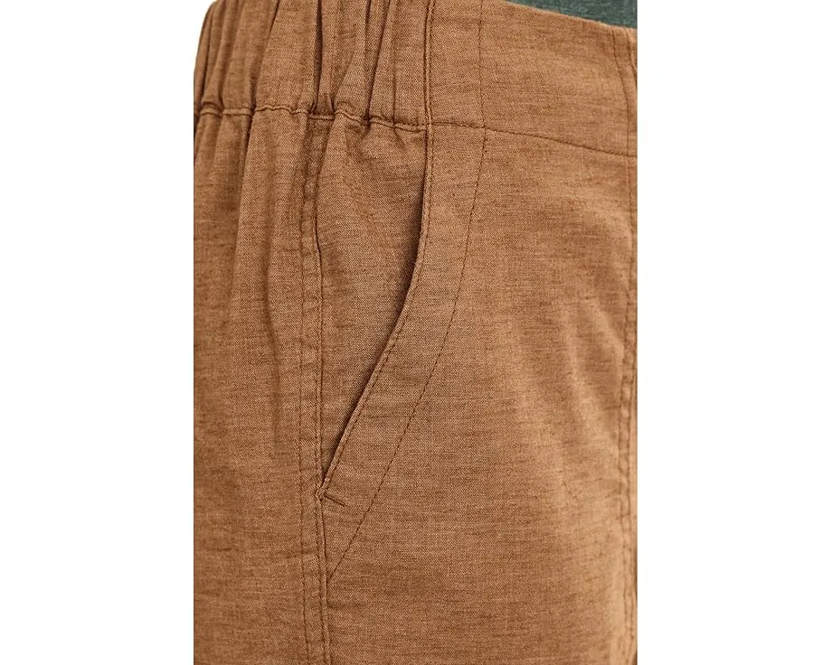 Капри Royal Robbins Hempline из смесовой ткани с коноплей и запахом по низу