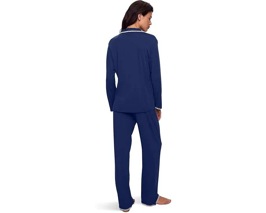 Пижамный комплект Eberjey Frida Long из TENCEL Modal с вышивкой