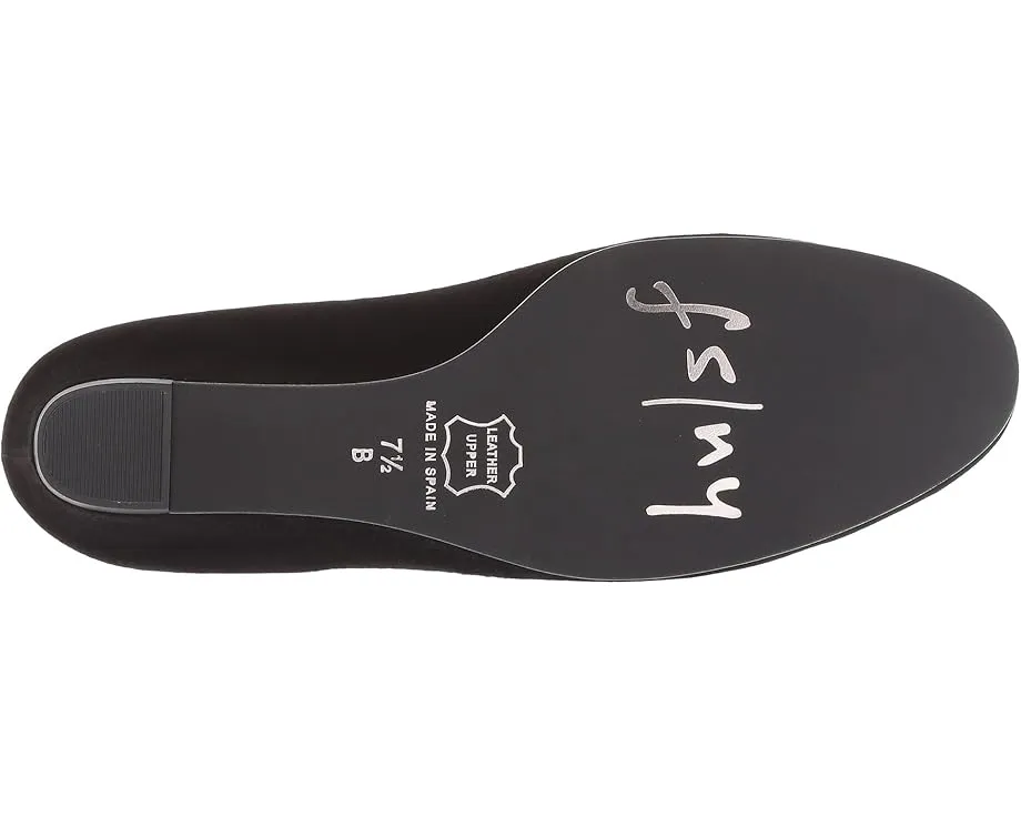 Туфли French Sole Cubic Wedge Heel на клиновидном каблуке с V-образным вырезом