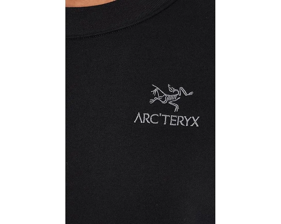 Толстовка Arc'teryx Emblem Fleece Crew из органического хлопка с расслабленным кроем