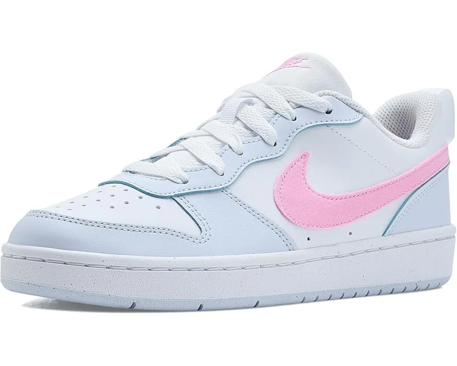 Кроссовки Nike Kids Court Borough Low Essential+ с кожаным верхом и водоотталкивающей пропиткой