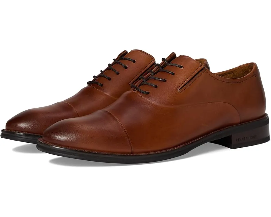 Кожаные оксфорды Tully Cap Toe с эластичной вставкой и каблуком
