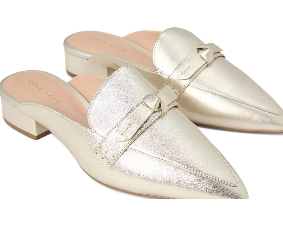 Туфли Cole Haan Piper Bow Mule с бантом и обернутым каблуком