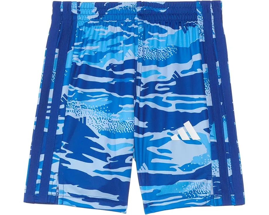 Шорты adidas Kids с тигровым камуфляжным принтом из переработанного полиэстера