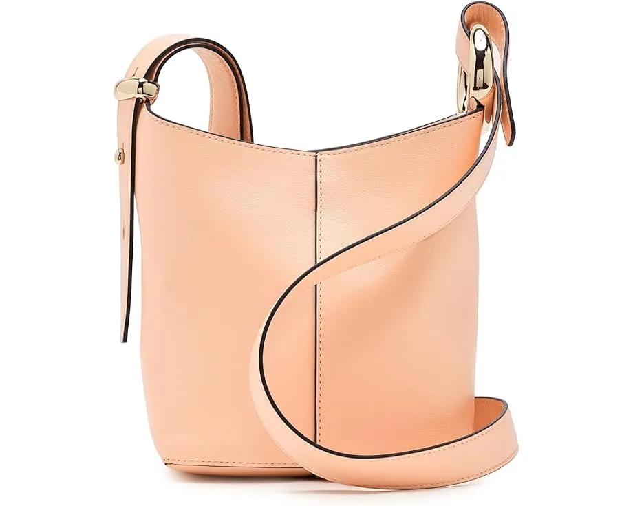 Мини-сумка-ведро Halo из мелкозернистой кожи со съемным мешочком Kate Spade New York