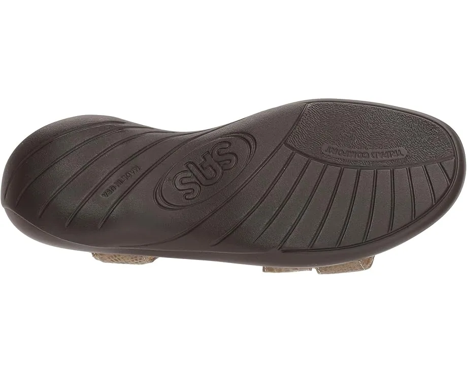 Сандалии SAS Laguna с тисненой кожей и регулируемой пряжкой