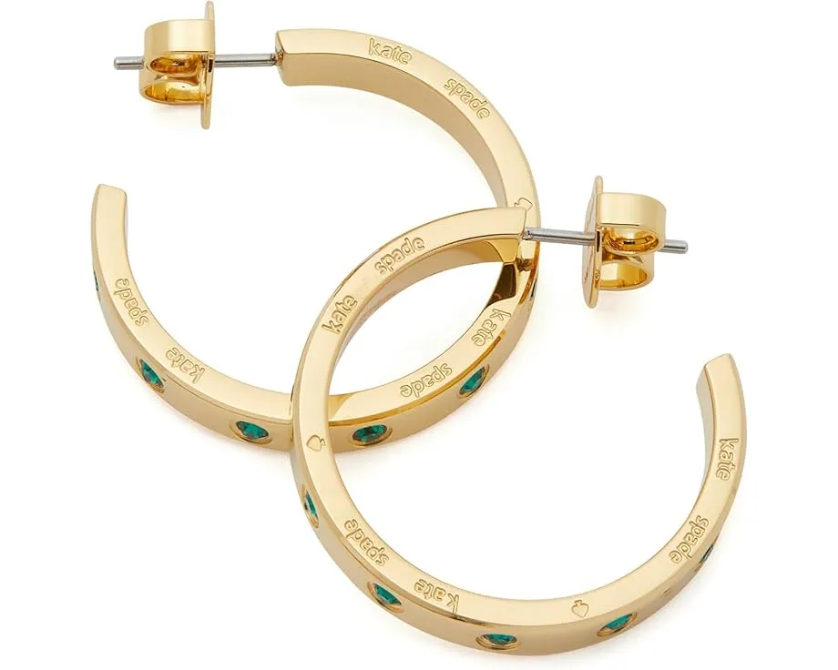 Массивные серьги-конго Kate Spade New York Set in Stone