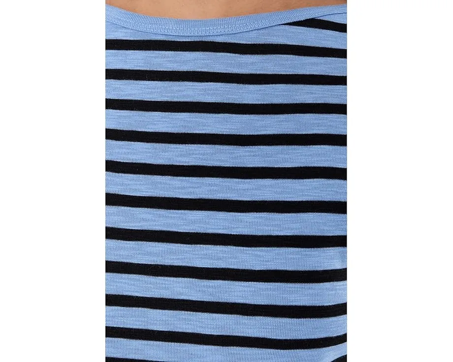 Футболка NIC+ZOE с рукавом 3/4 и полосками в стиле лодочки