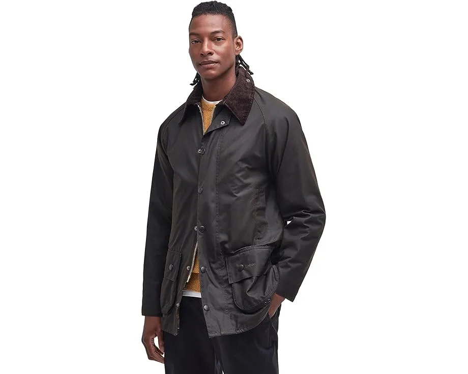 Классическая вощеная куртка Barbour Classic Beaufort Wax Jacket с отстегивающимся капюшоном
