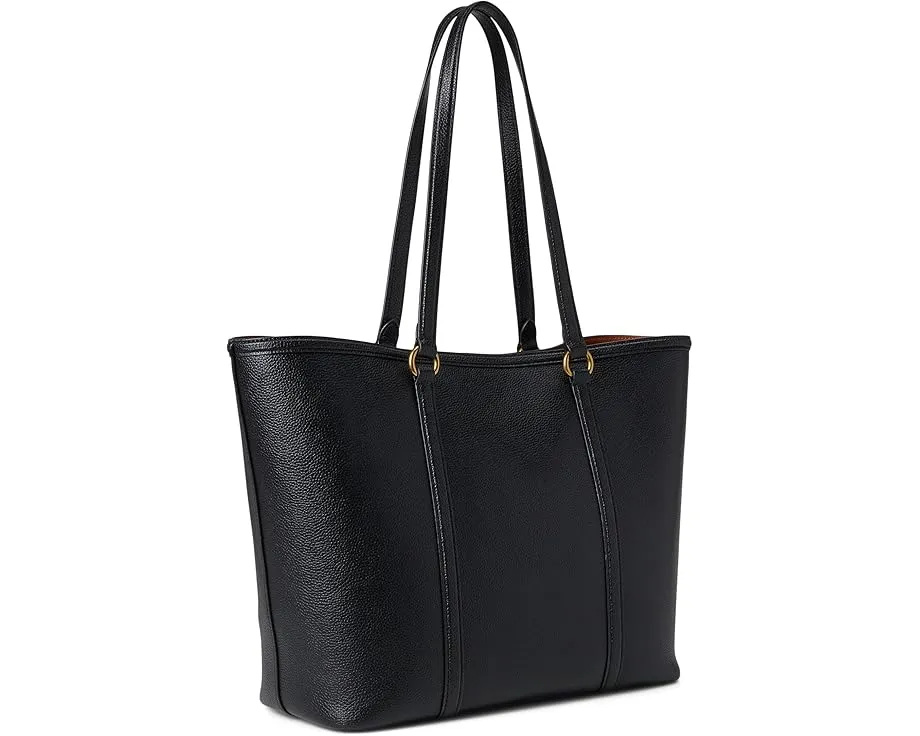 Сумка-тоут COACH Legacy из премиальной кожи на кнопке