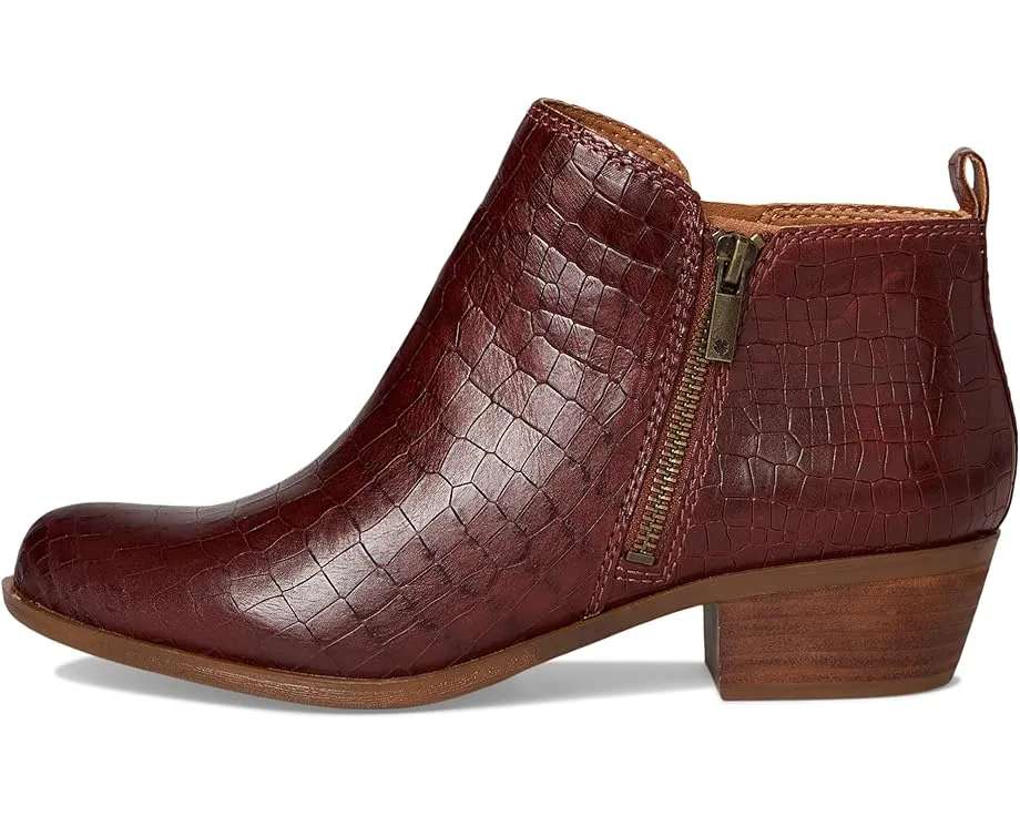 Ботинки Lucky Brand Basel с массивным каблуком и двойной молнией