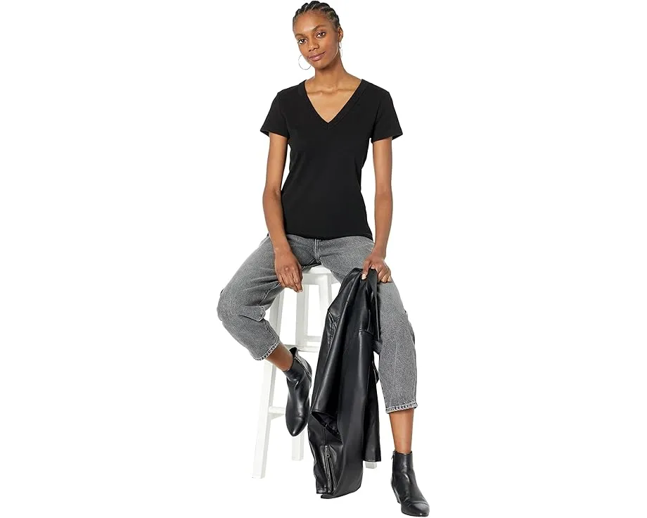 Футболка Michael Stars Nikki с V-образным вырезом из хлопка