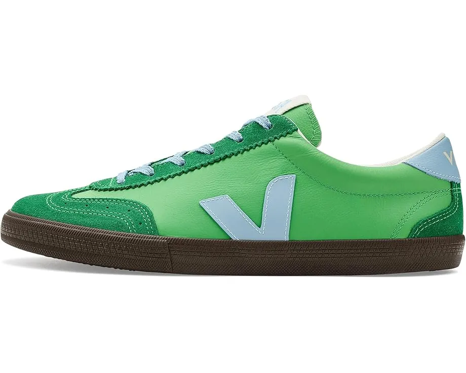 Кроссовки VEJA Volley из кожи с круглым носком и резиновой подошвой