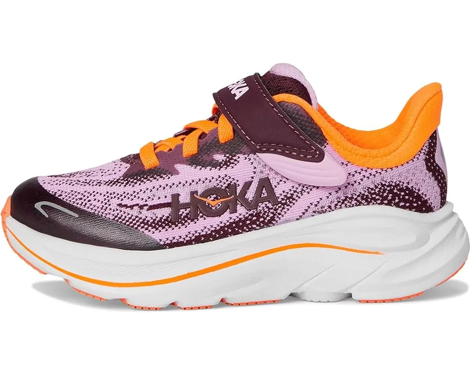 Детские кроссовки Hoka Kids Clifton 10 с амортизацией и застежкой на липучке