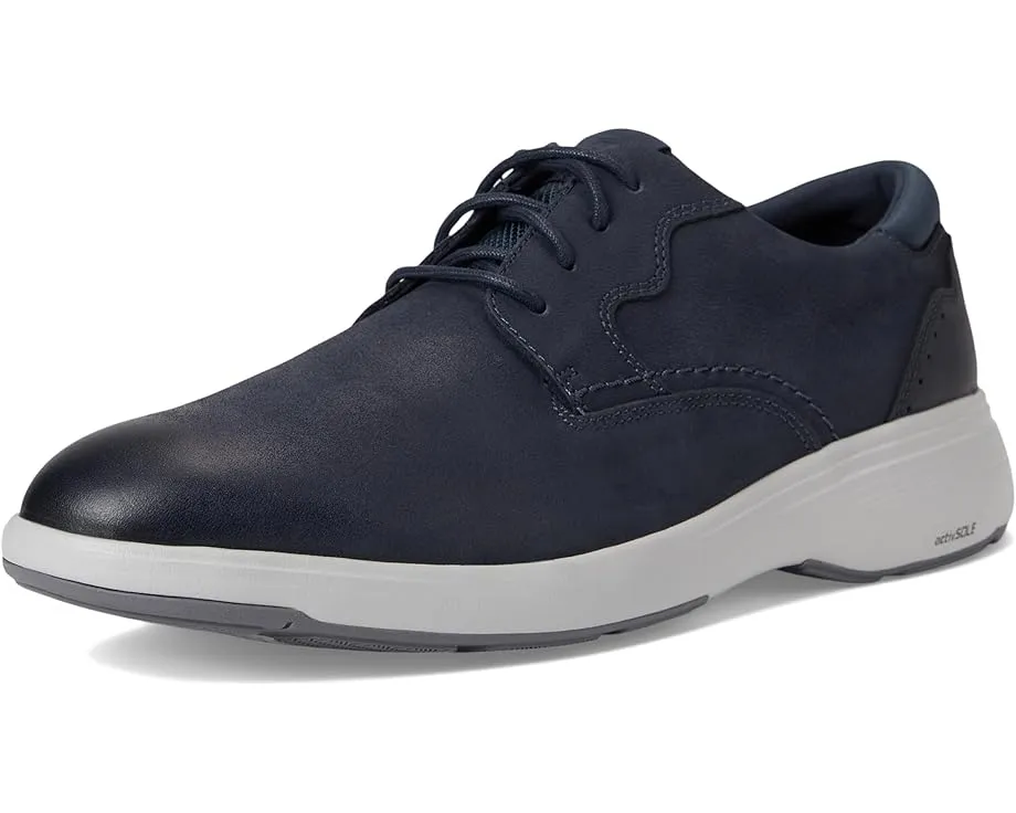 Кроссовки Rockport Noah Plain Toe с кожаным верхом и технологией truTECH