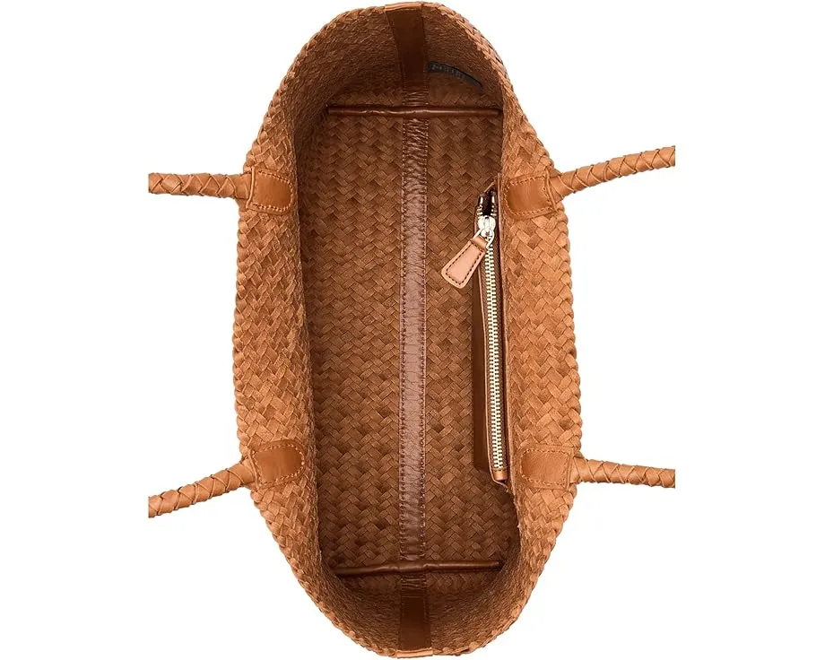 Madewell Кожаная сумка-тоут Handwoven Leather Tote с плетеным дизайном