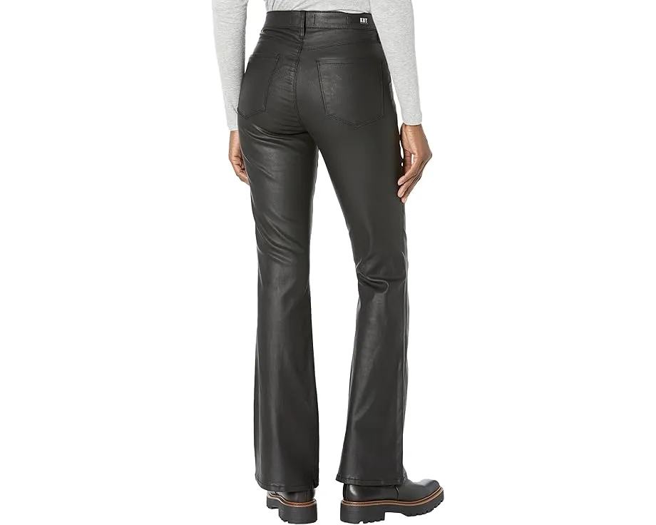 Джинсы KUT from the Kloth Ana с клешеным силуэтом и покрытием