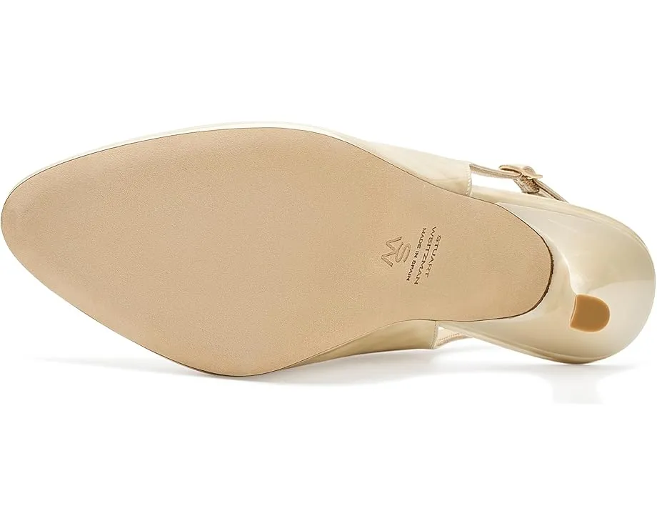 Туфли Stuart Weitzman Madison Slingback 85 на шпильке с острым носком и ремешком