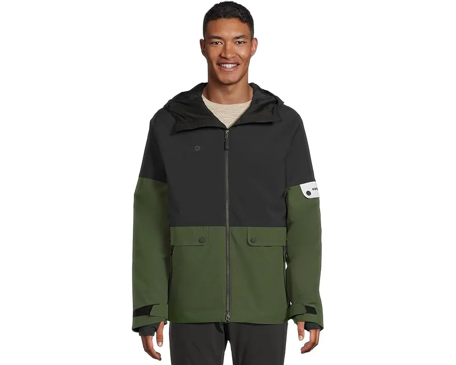 Куртка Obermeyer Big & Tall A.M.F. с рейтингом водонепроницаемости 20k/20k и вентиляцией CZV