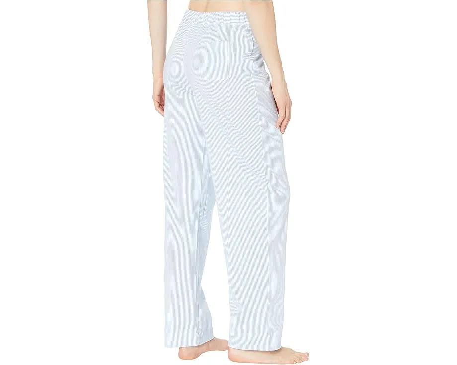 Брюки длинные Lauren Ralph Lauren из хлопкового джерси в полоску