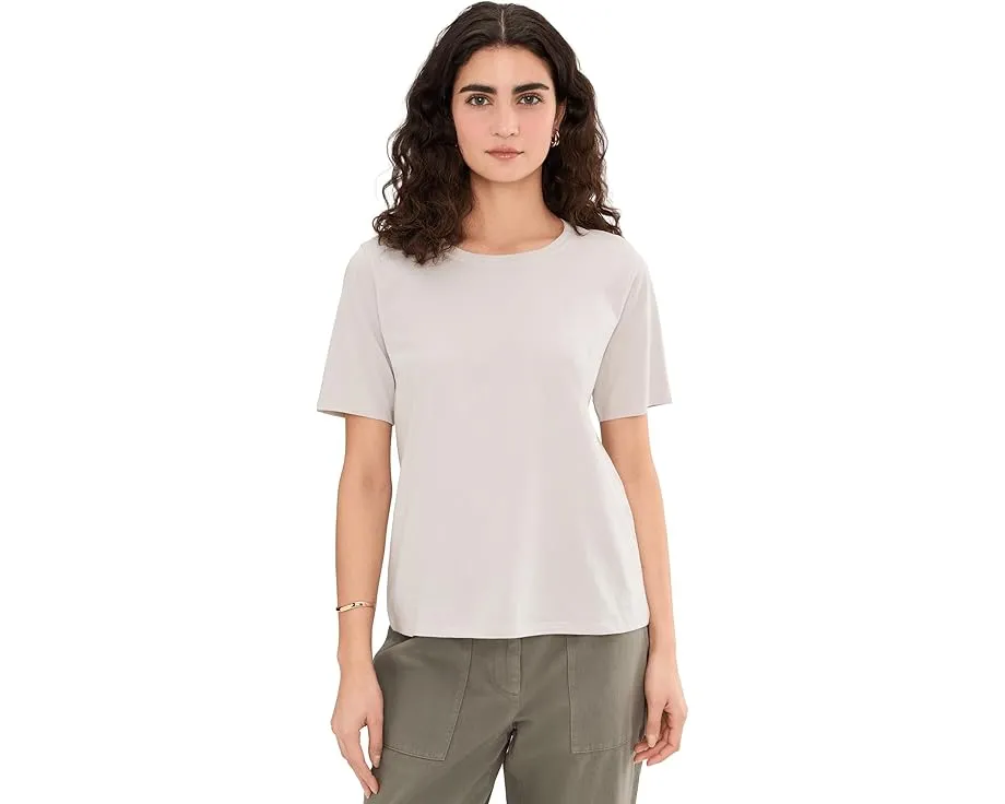 Футболка Eileen Fisher с круглым вырезом из органического пима-хлопка