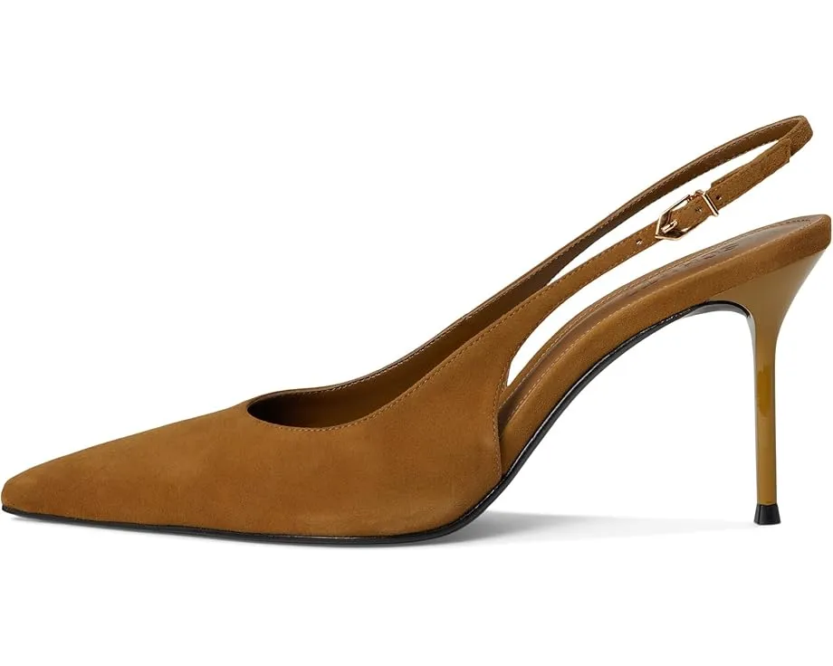 Туфли лодочки Schutz Alicia Sling из замши с острым носком на шпильке