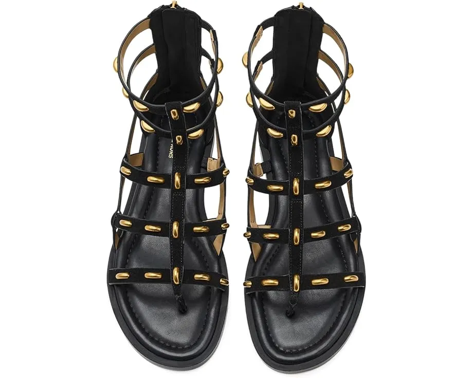 MICHAEL Michael Kors босоножки Noa Flat Sandals из замши с застежкой-молнией