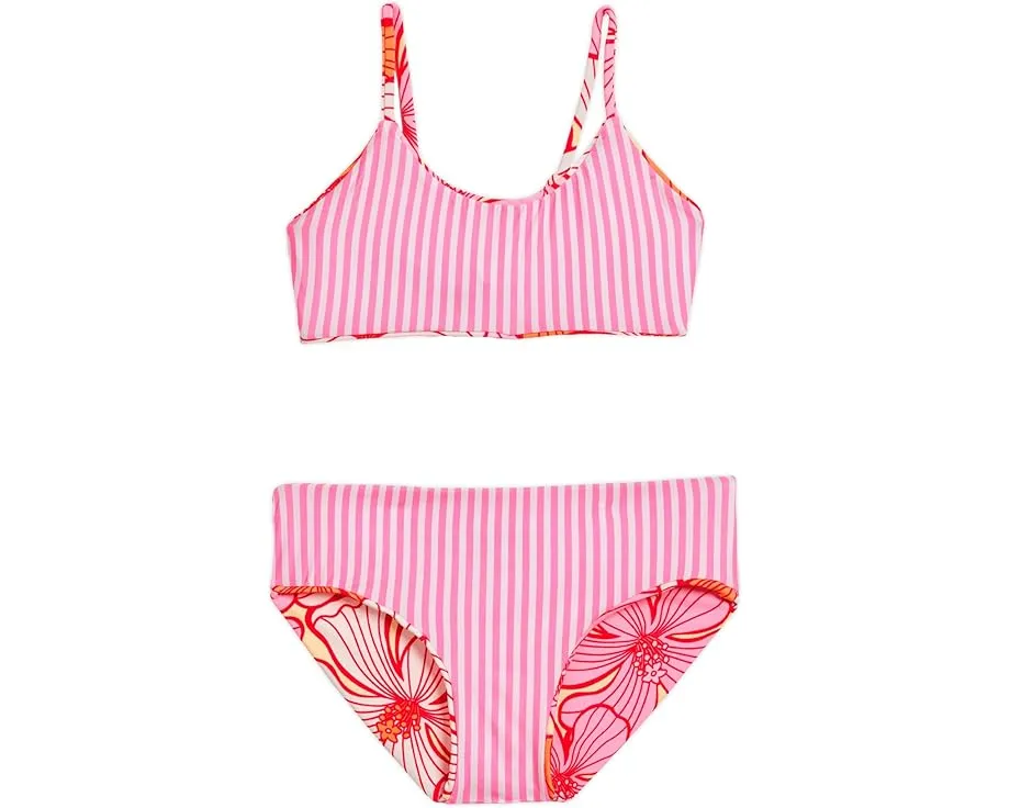 Детский обратимый купальник Maaji Kids Retro Bloom Pear с регулируемыми лямками